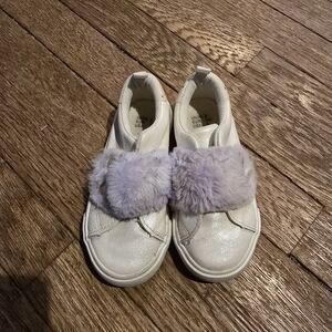 Primark Furry Rainbow Sparkle Sneakers Toddler Size 9